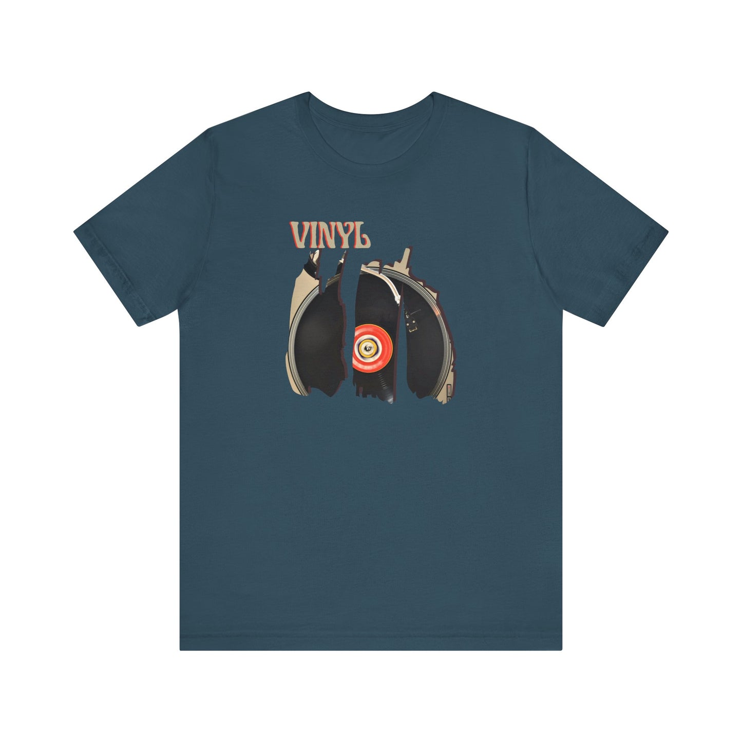 Vinyl Unisex Jersey Short Sleeve Tee