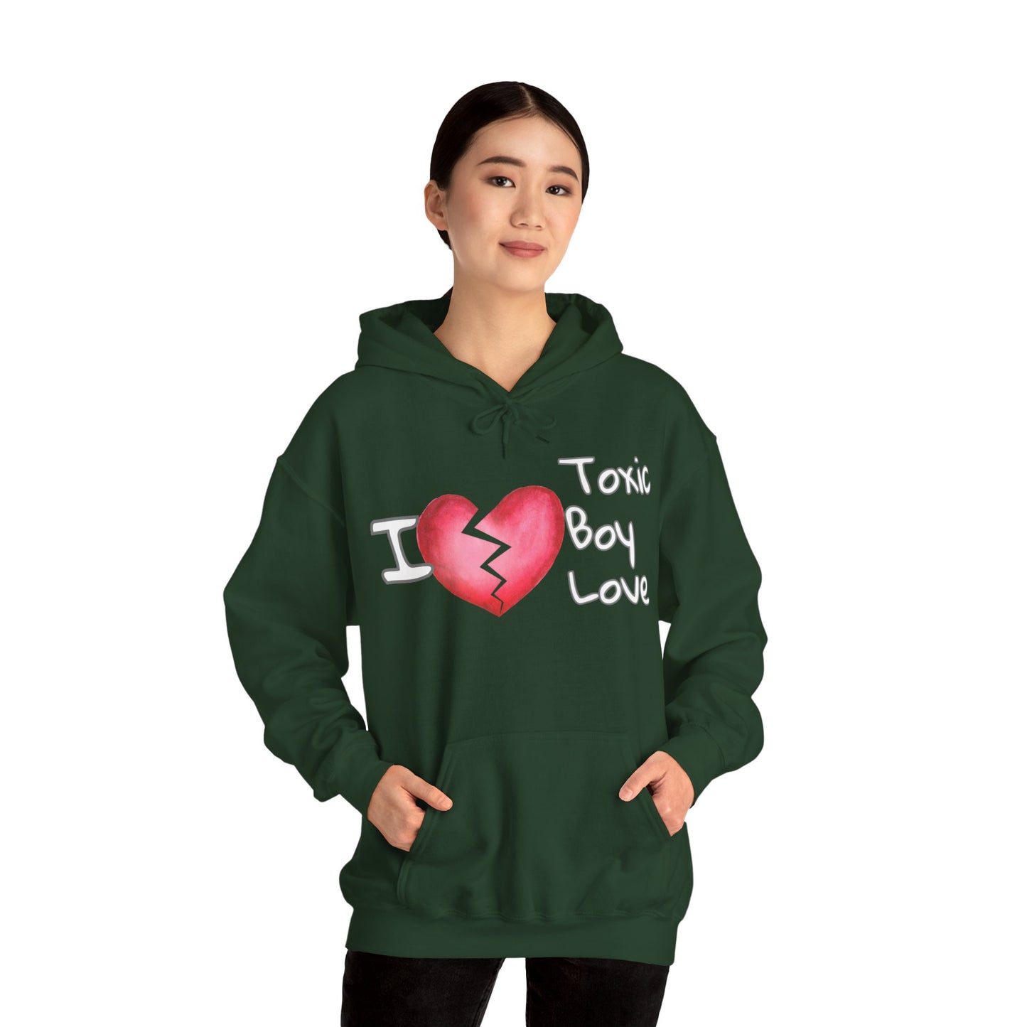 Toxic Boy Love Unisex Heavy Blend™ Hooded Sweatshirt