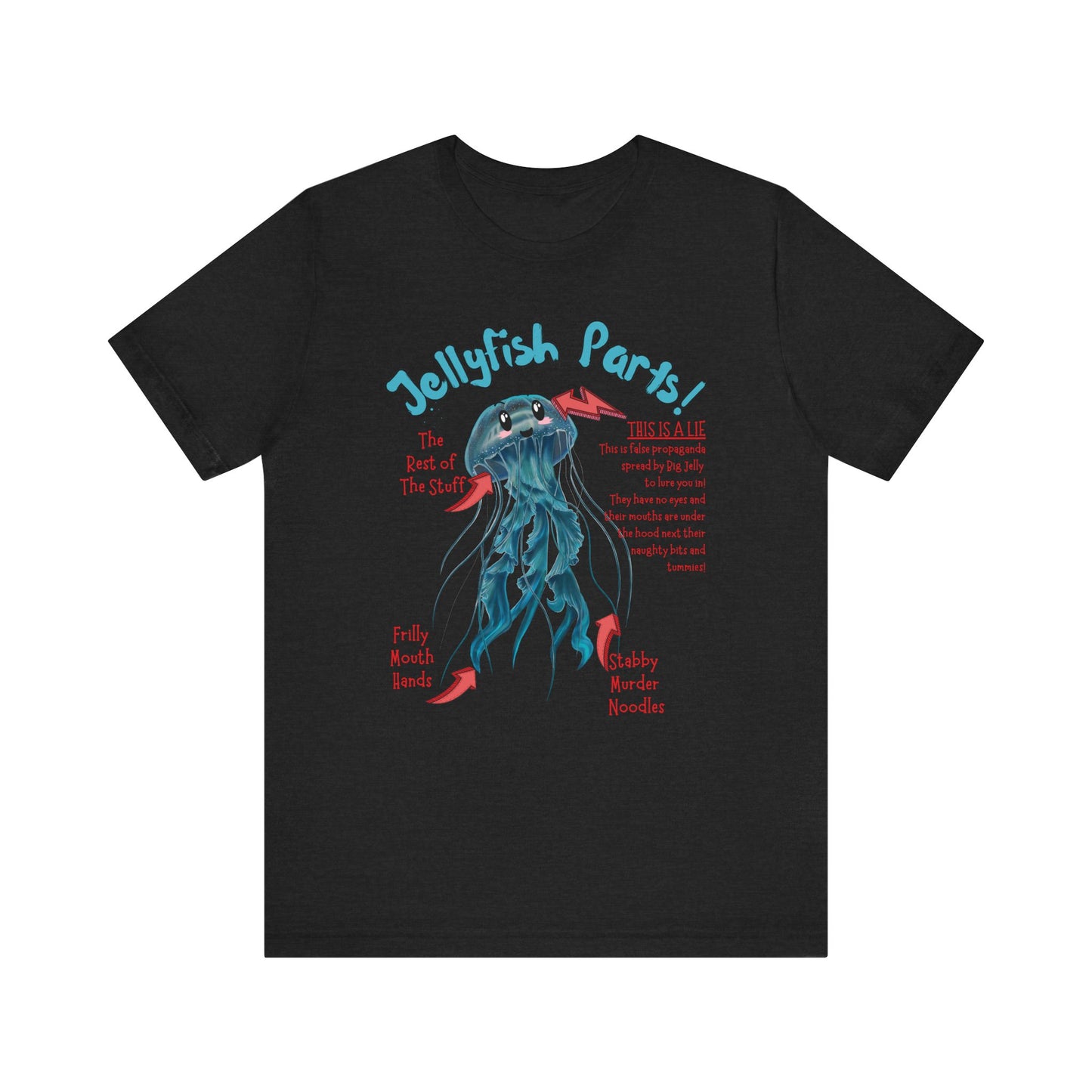 Jellyfish Parts Unisex Jersey Short Sleeve Tee