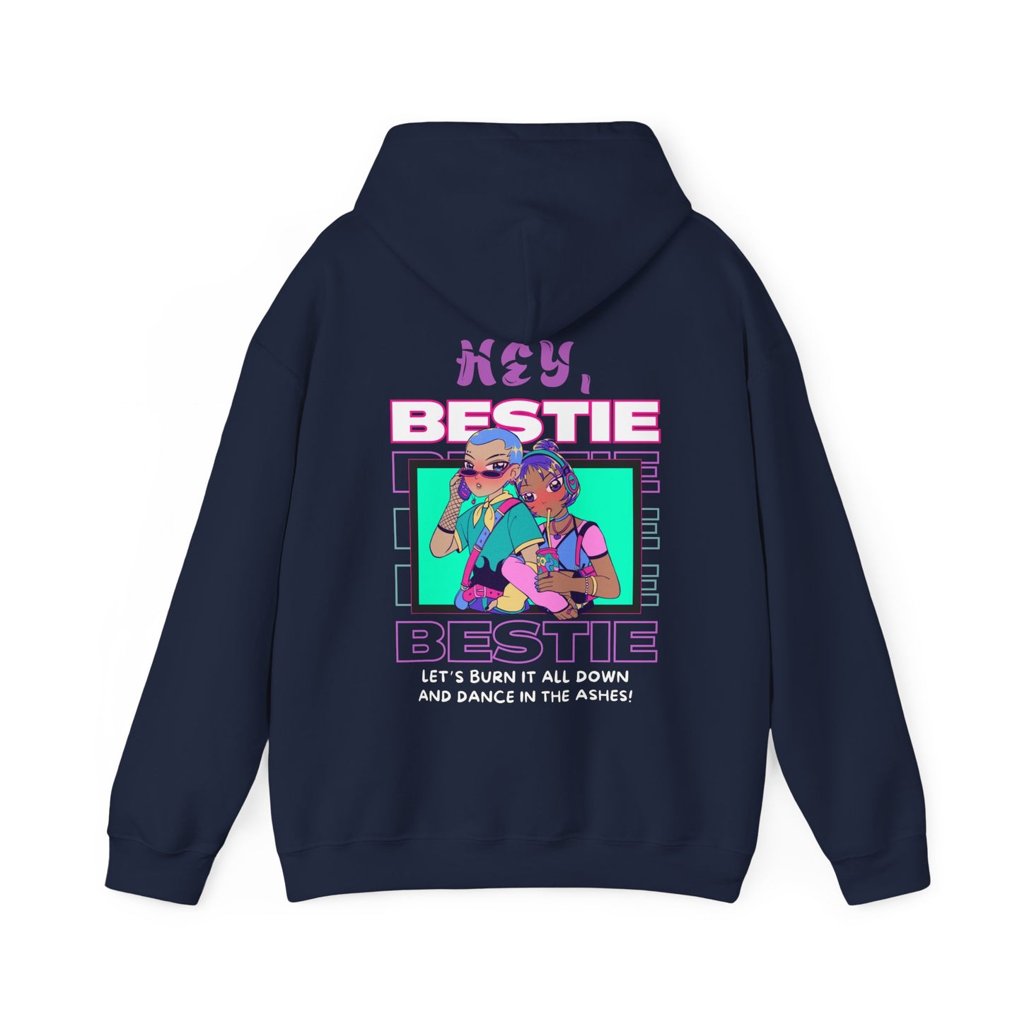 Hey, Bestie...Unisex Heavy Blend™ Hooded Sweatshirt