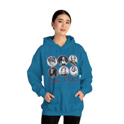 Girl Band - Famous Female Scientists Unisex Heavy Blend™ Hooded Sweatshirt