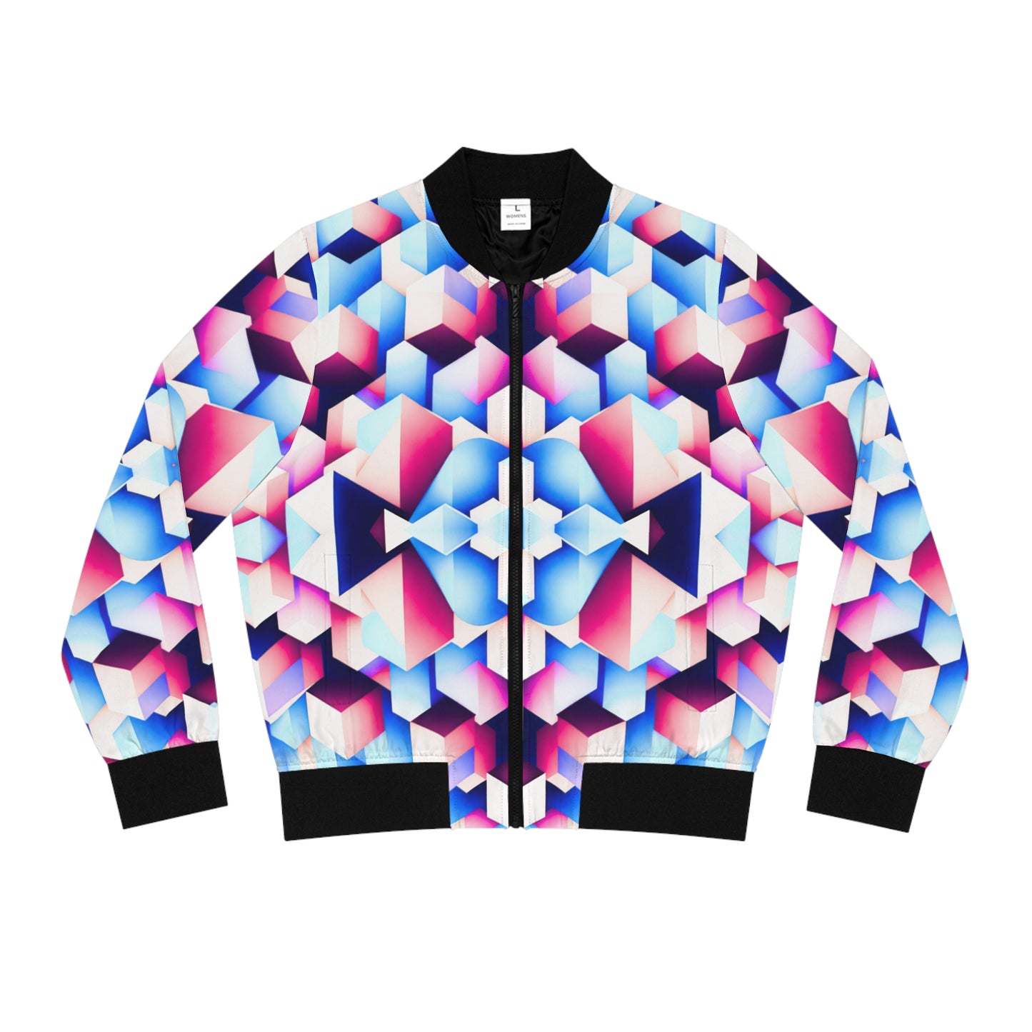 Cubist Women's Bomber Jacket (AOP)