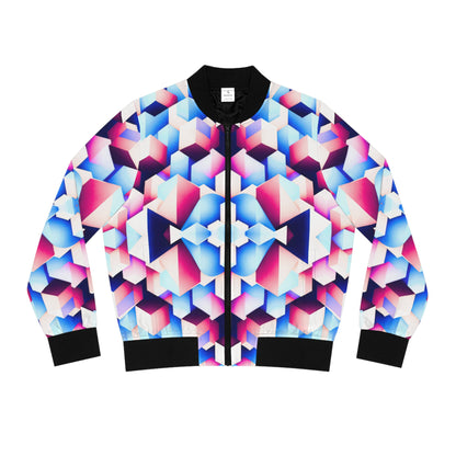 Cubist Women's Bomber Jacket (AOP)