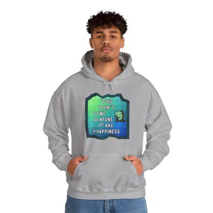 Fake Happiness Unisex Heavy Blend™ Hooded Sweatshirt