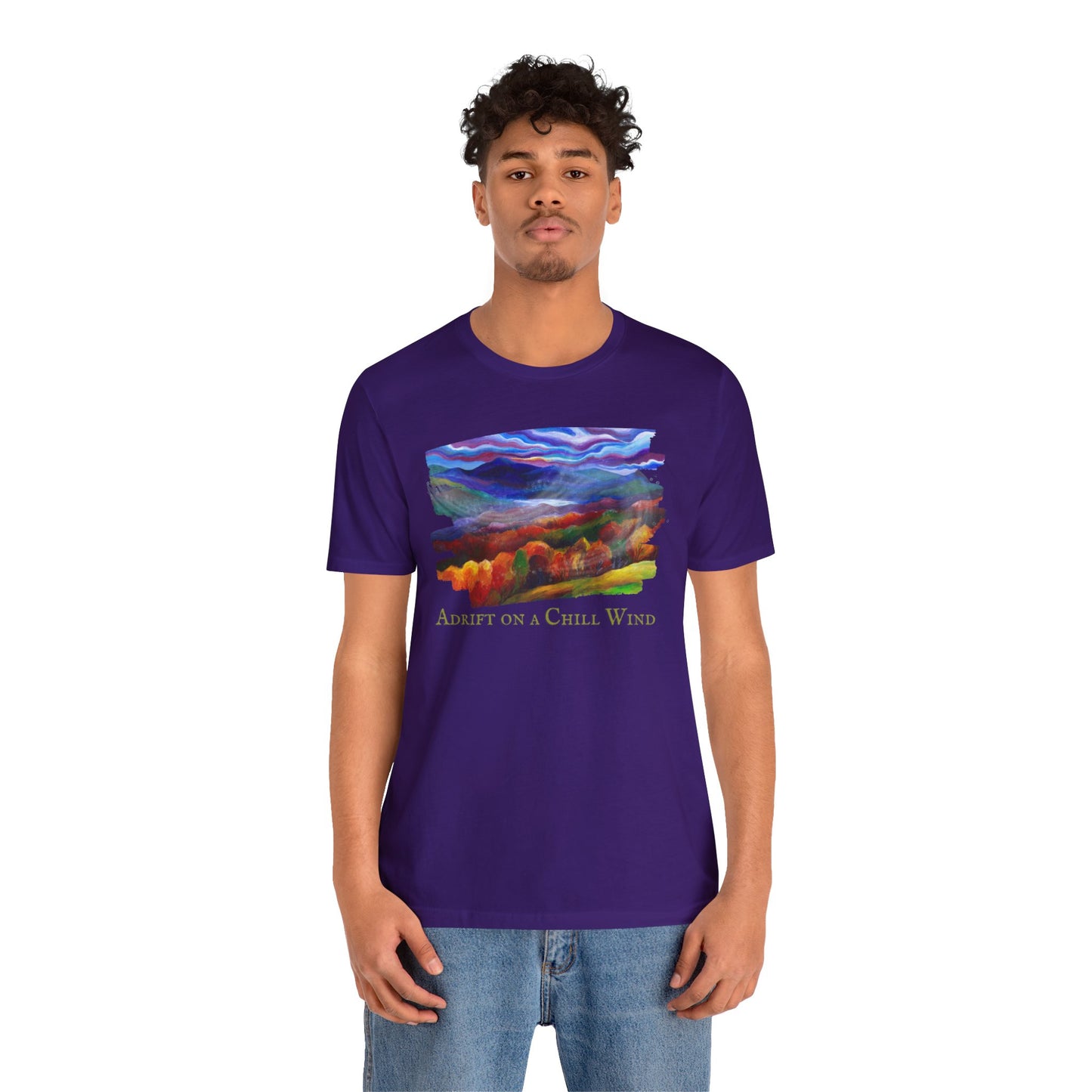 Adrift on a Chill Wind Unisex Jersey Short Sleeve Tee