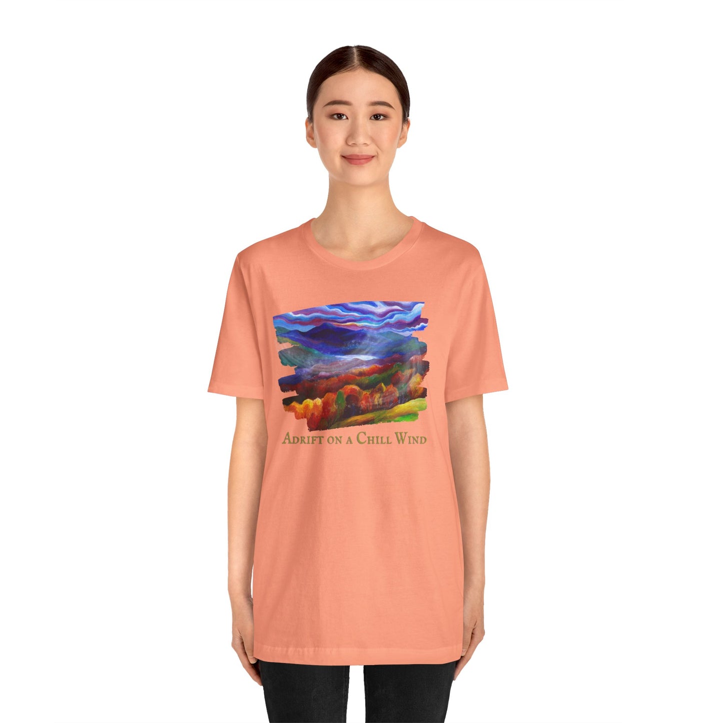 Adrift on a Chill Wind Unisex Jersey Short Sleeve Tee