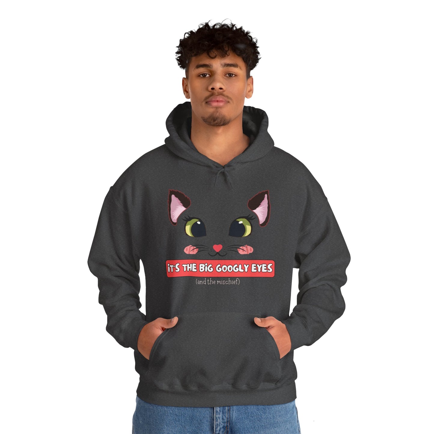 Big Googly Eyes Unisex Heavy Blend™ Hooded Sweatshirt