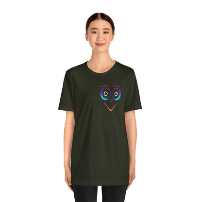 Neon Happy Face Unisex Jersey Short Sleeve Tee