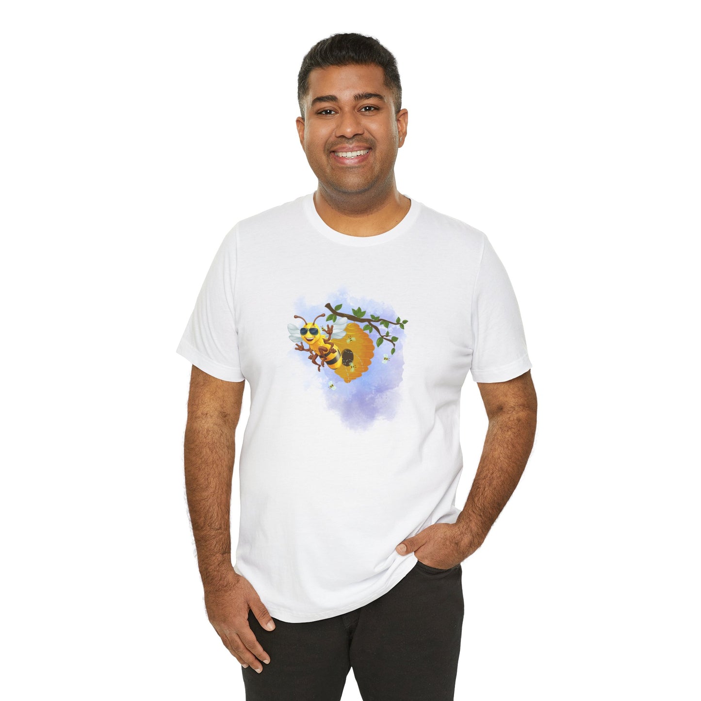 Super Cool Bee Unisex Jersey Short Sleeve Tee