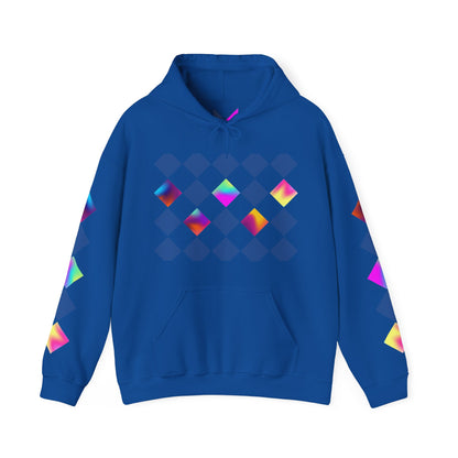 Psychedelic Preppy Print Unisex Heavy Blend™ Hooded Sweatshirt