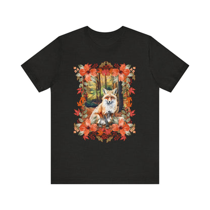 Autumn Fox Unisex Jersey Short Sleeve Tee