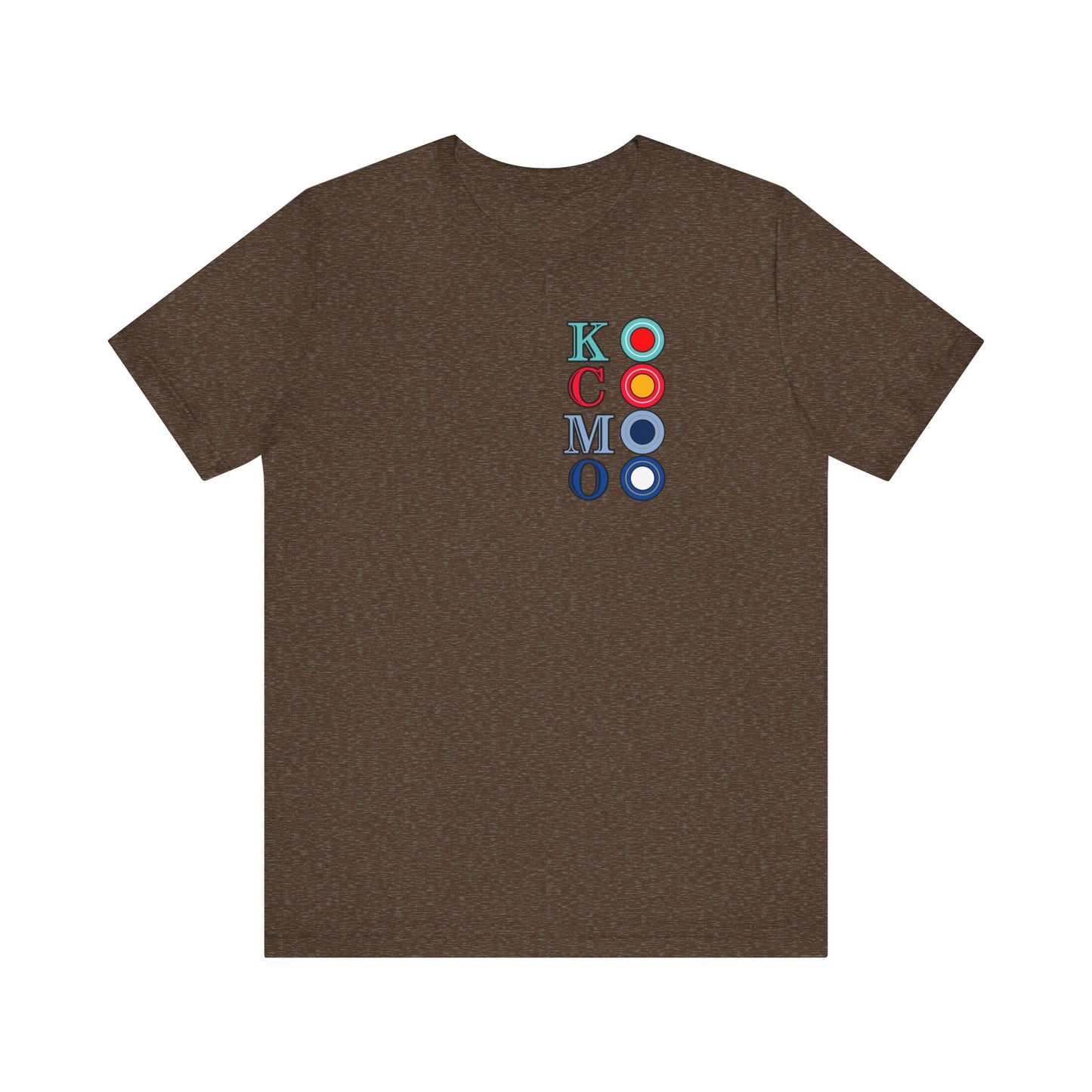 "KCMO" KC Team Colors Circles Unisex Jersey Short Sleeve Tee