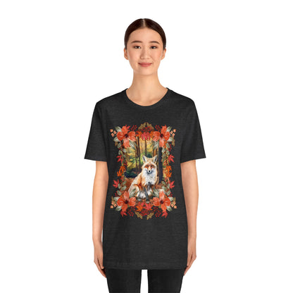 Autumn Fox Unisex Jersey Short Sleeve Tee