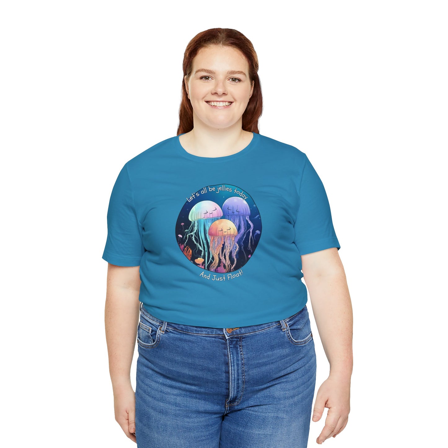 Let's All Be Jellies Today Unisex Jersey Short Sleeve Tee