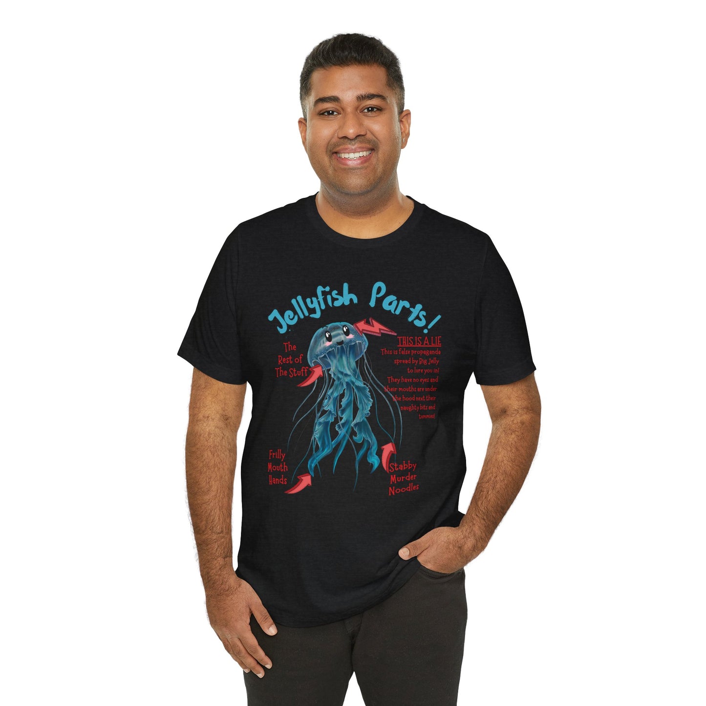 Jellyfish Parts Unisex Jersey Short Sleeve Tee