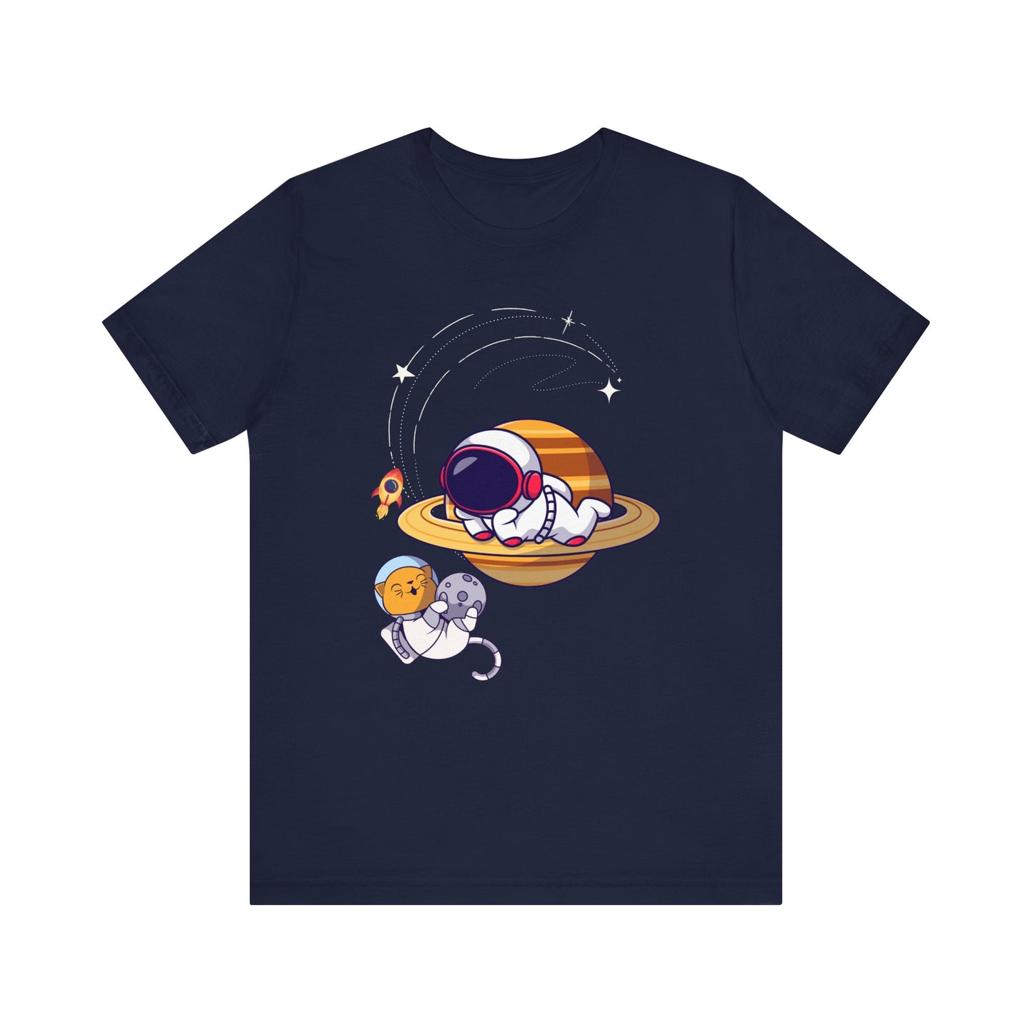 Astro Kitty Unisex Jersey Short Sleeve Tee