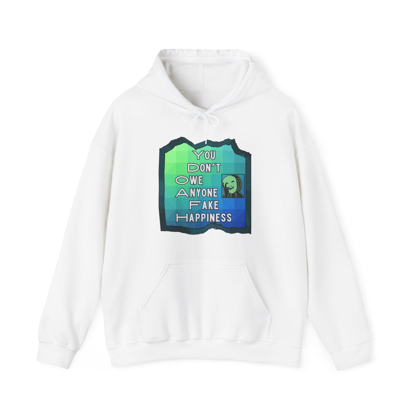 Fake Happiness Unisex Heavy Blend™ Hooded Sweatshirt