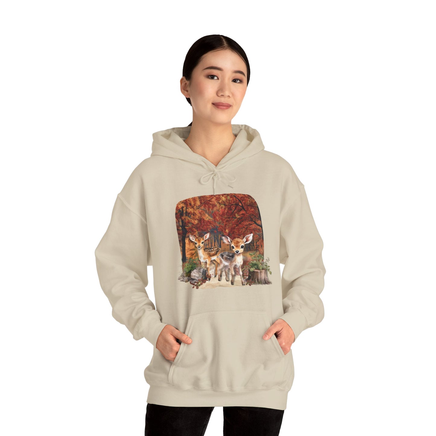 Autumn Fawns Unisex Heavy Blend™ Hooded Sweatshirt