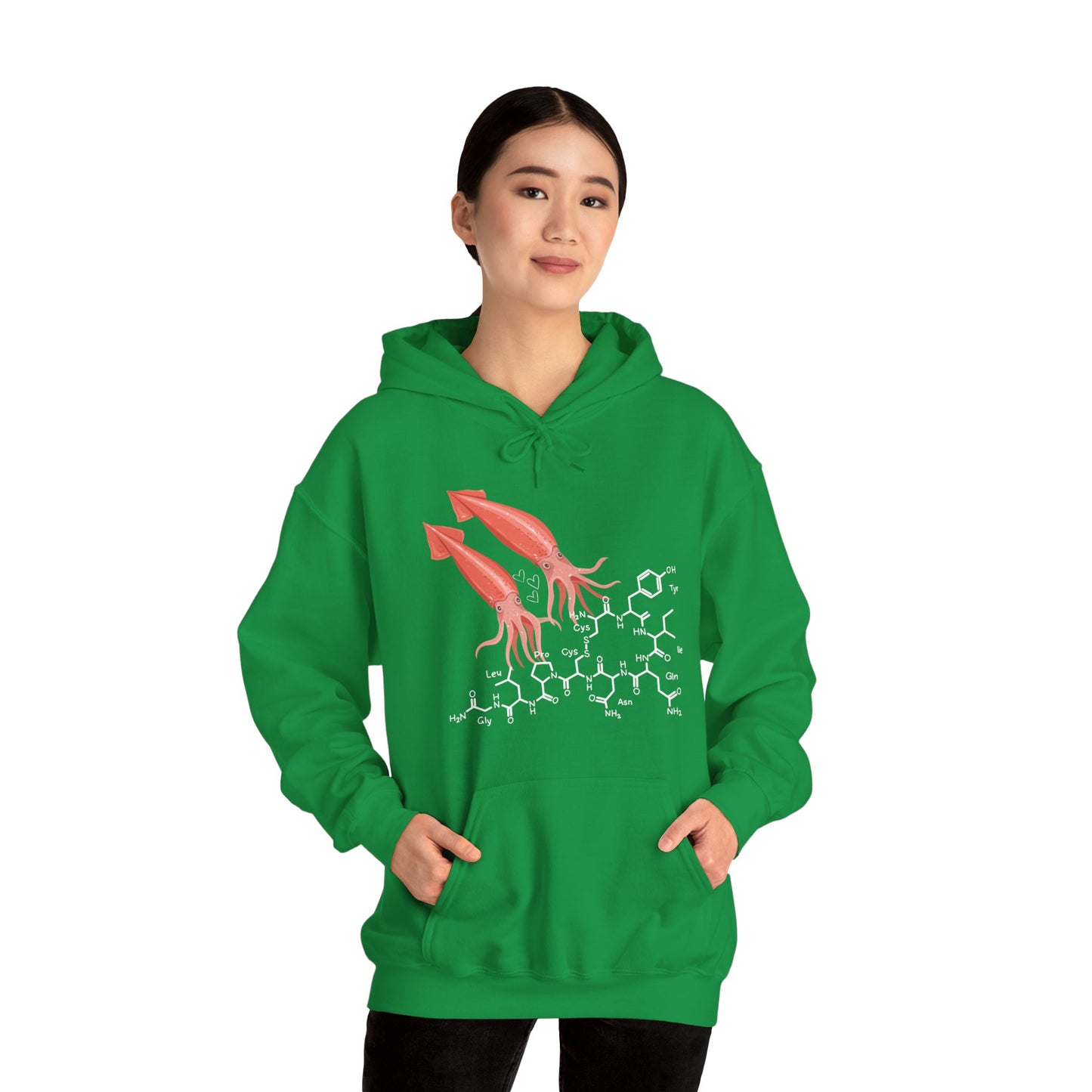 Squid Love - Oxytocin Unisex Heavy Blend™ Hooded Sweatshirt