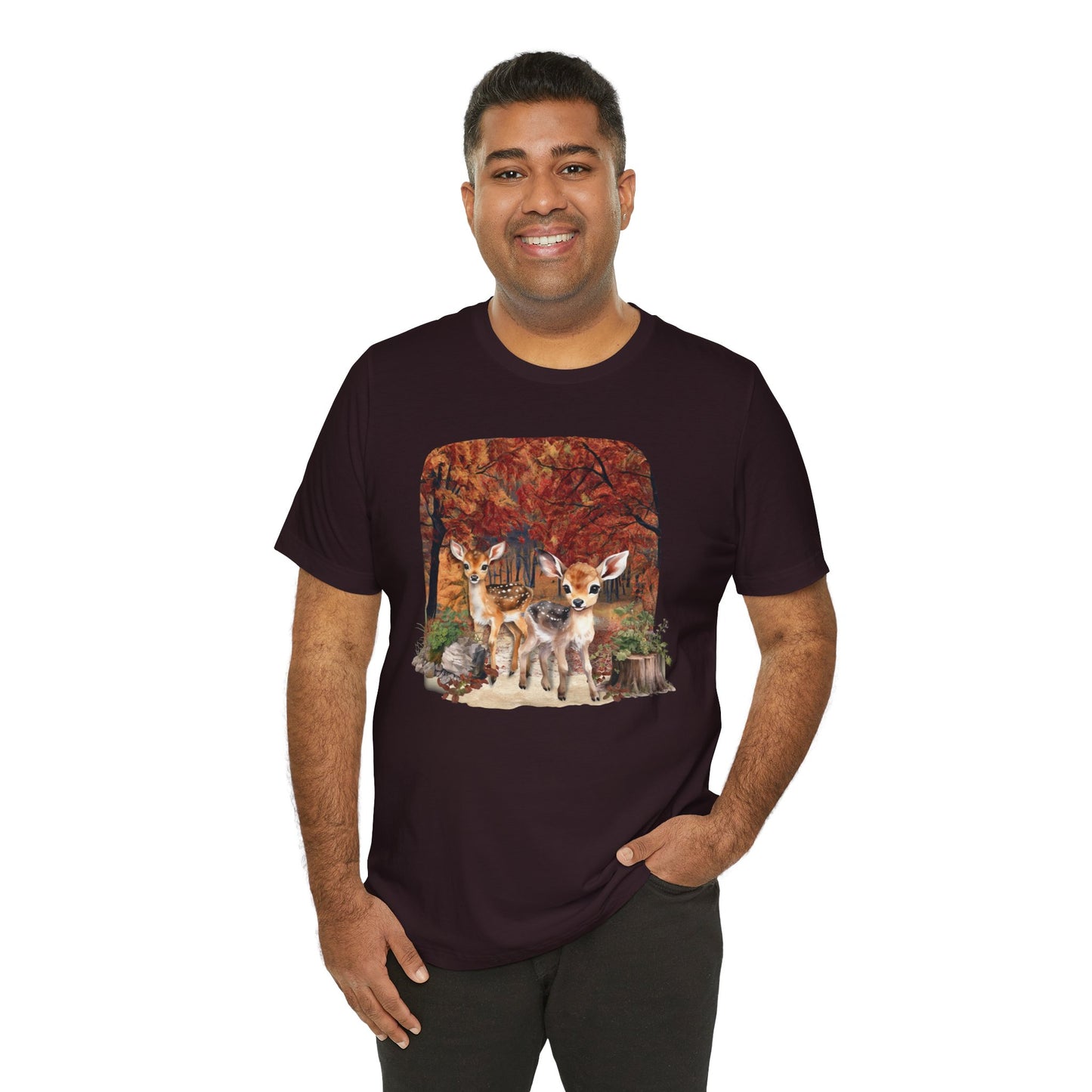 Autumn Fawns Unisex Jersey Short Sleeve Tee