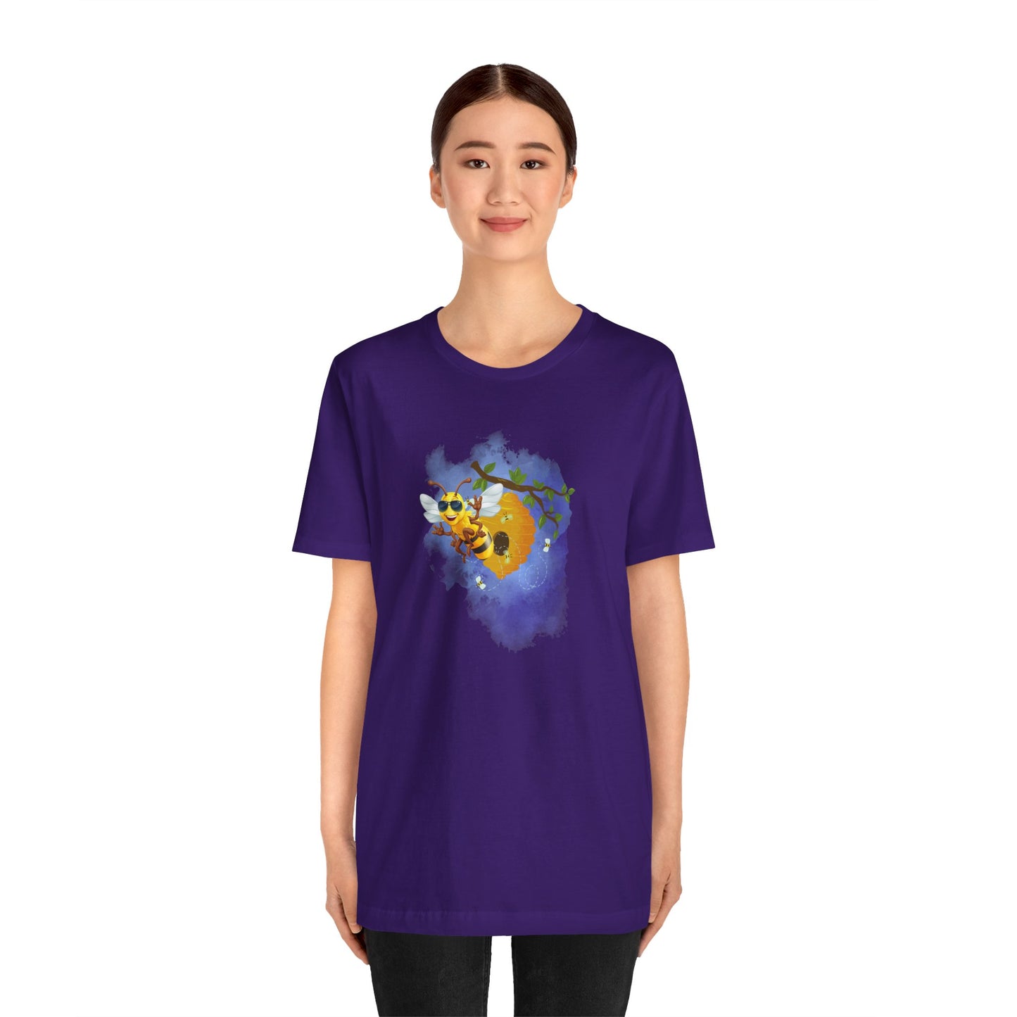 Super Cool Bee Unisex Jersey Short Sleeve Tee