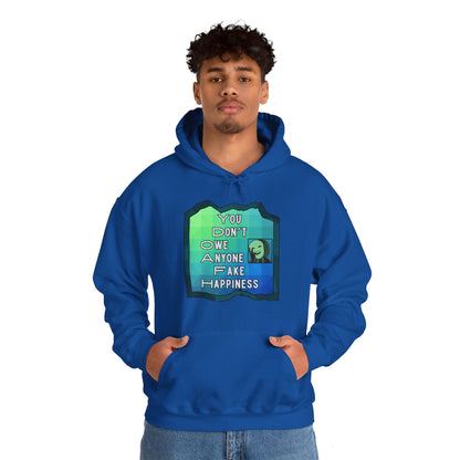 Fake Happiness Unisex Heavy Blend™ Hooded Sweatshirt