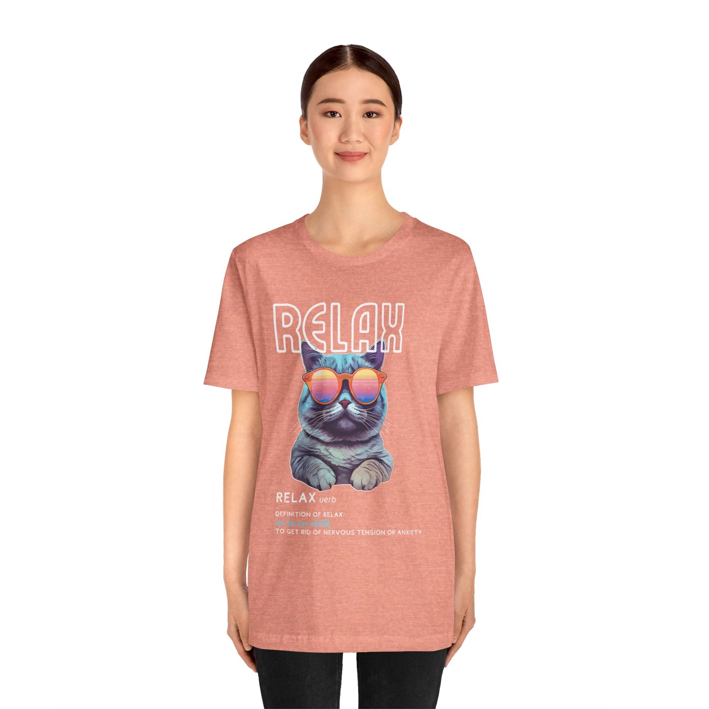 Kitty Says Relax Unisex Jersey Short Sleeve Tee