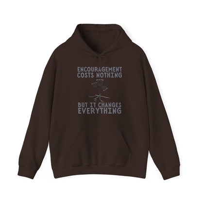 Encouragement Costs Nothing, But It Changes Everything Unisex Heavy Blend™ Hooded Sweatshirt