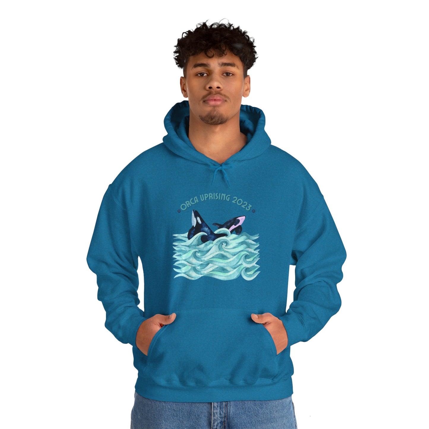 Orca Uprising Unisex Heavy Blend™ Hooded Sweatshirt