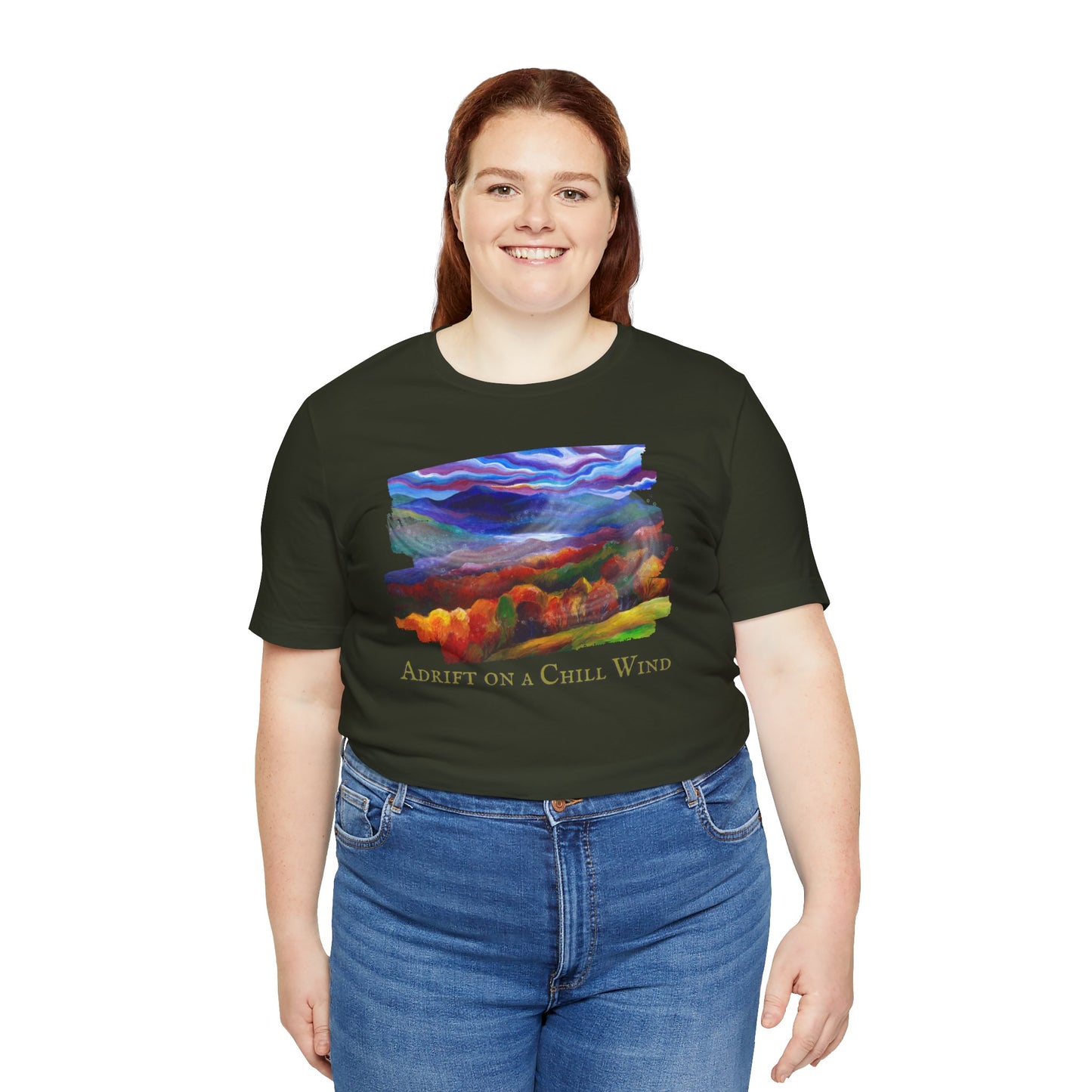 Adrift on a Chill Wind Unisex Jersey Short Sleeve Tee