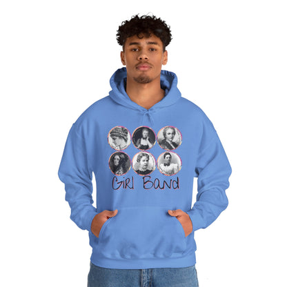 Girl Band - Famous Female Scientists Unisex Heavy Blend™ Hooded Sweatshirt