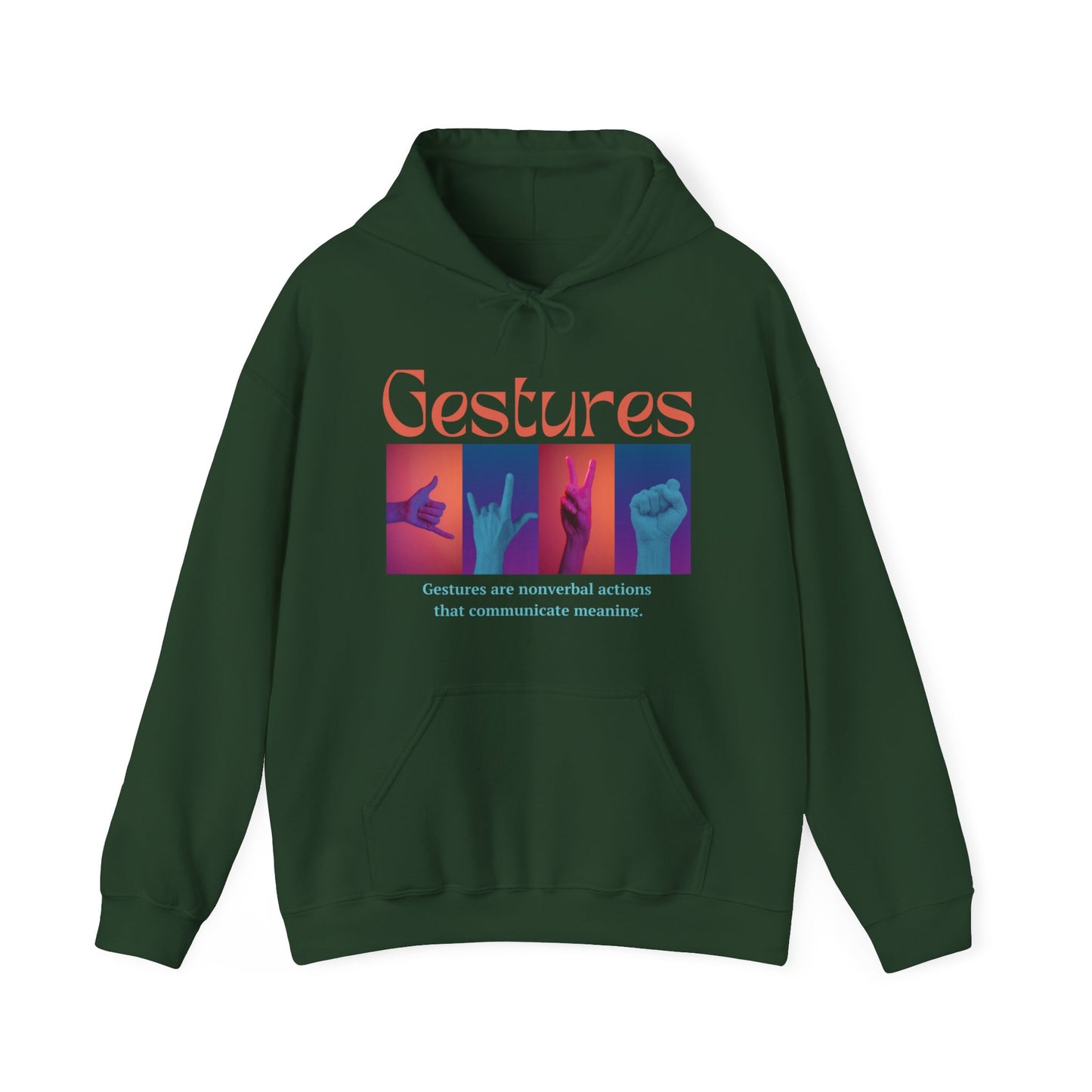 Gestures Unisex Heavy Blend™ Hooded Sweatshirt