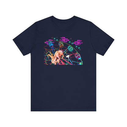 Octopi Ferris Wheel Unisex Jersey Short Sleeve Tee