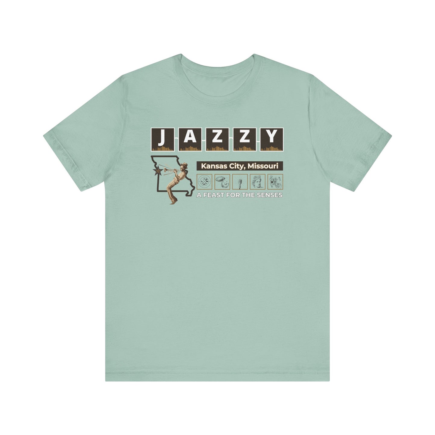 Jazzy KCMO Unisex Jersey Short Sleeve Tee