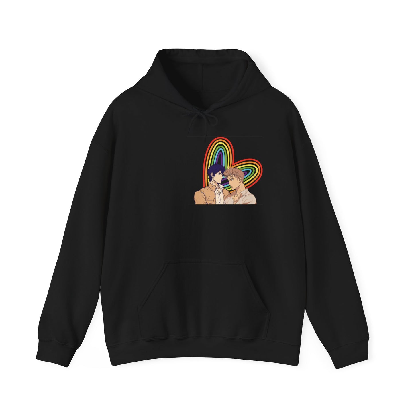 Anime Boy Love Pride Unisex Heavy Blend™ Hooded Sweatshirt