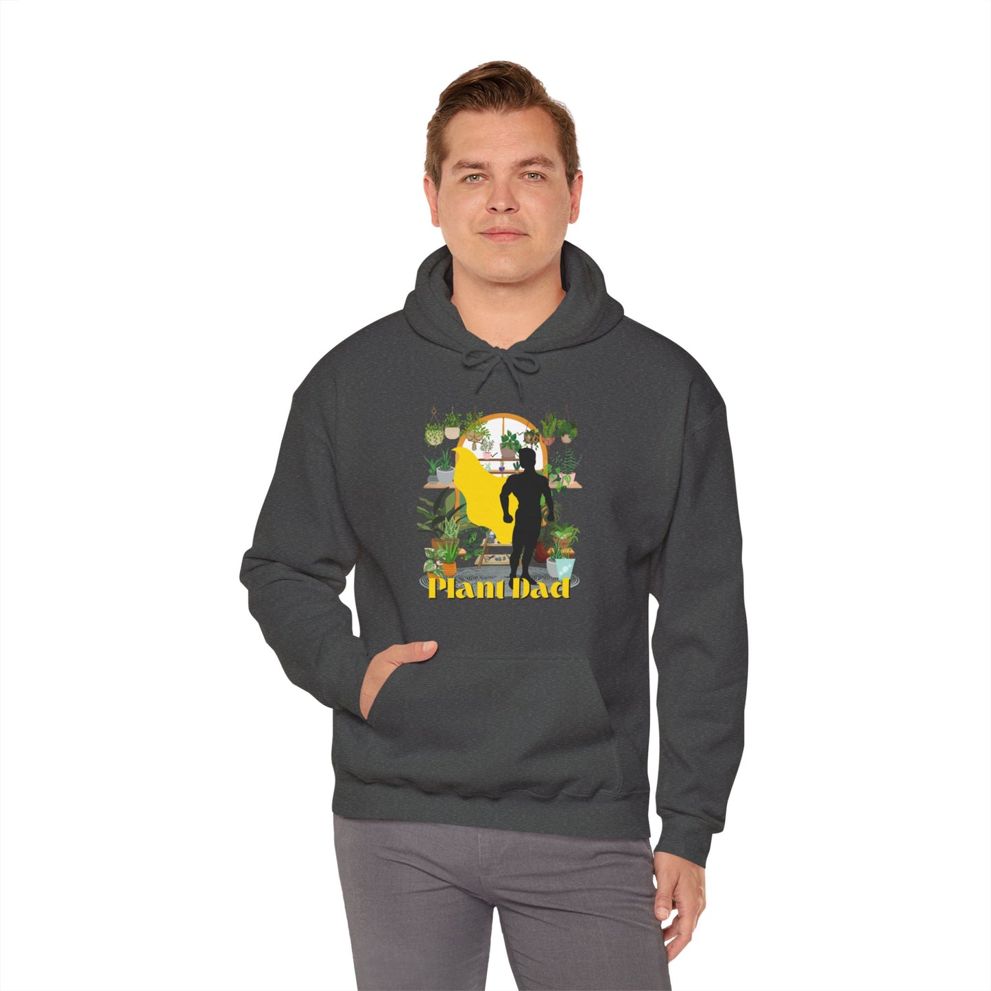 Plant Dad! Unisex Heavy Blend™ Hooded Sweatshirt