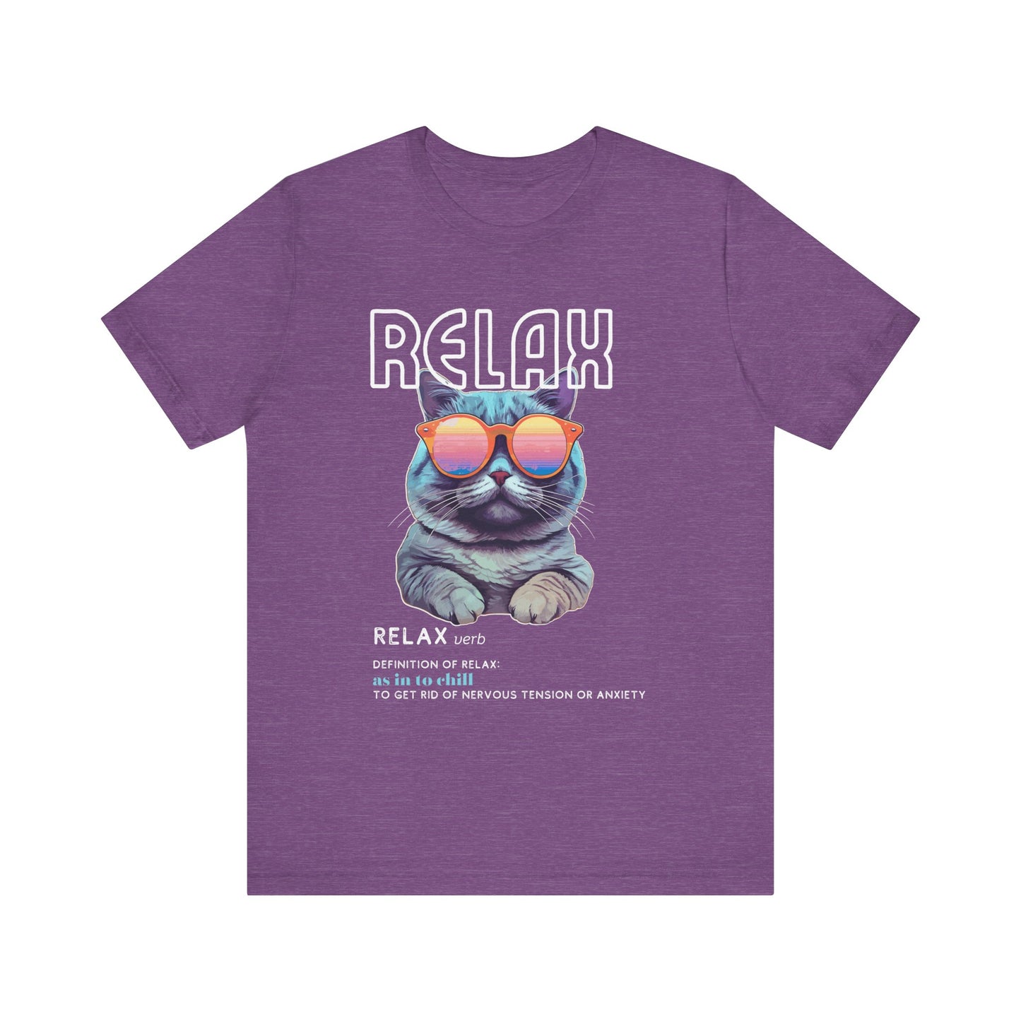 Kitty Says Relax Unisex Jersey Short Sleeve Tee