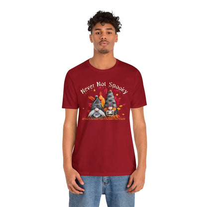 Never Not Spooky Gnomes Unisex Jersey Short Sleeve Tee