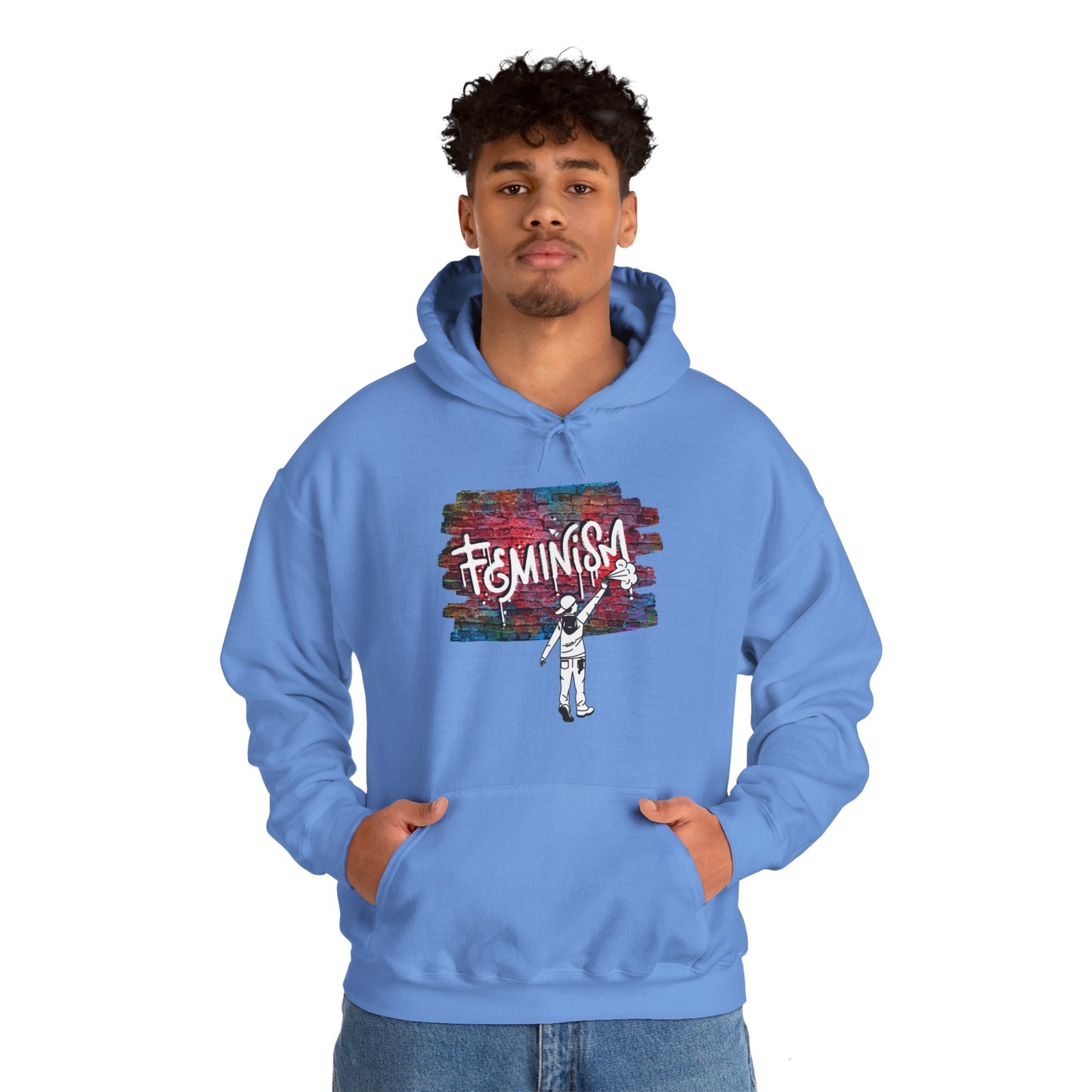 Street Art Feminism Unisex Heavy Blend™ Hooded Sweatshirt