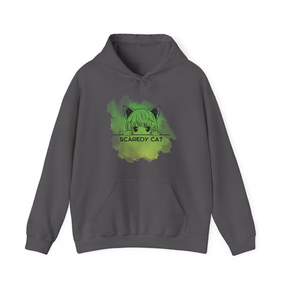 Anime Scaredy Cat Unisex Heavy Blend™ Hooded Sweatshirt