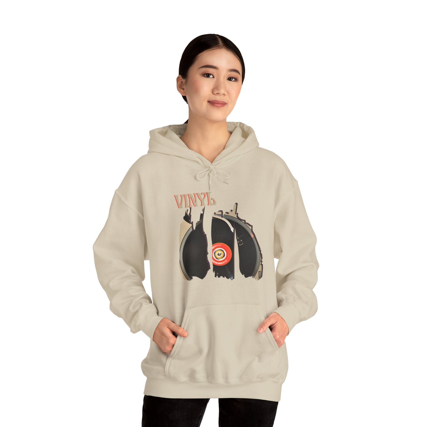 Vinyl Unisex Heavy Blend™ Hooded Sweatshirt