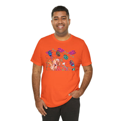 Octopi Ferris Wheel Unisex Jersey Short Sleeve Tee