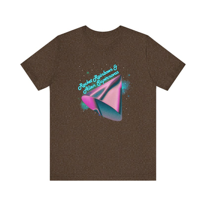 Rocket Rainbows & Alien Supernovas Unisex Jersey Short Sleeve Tee