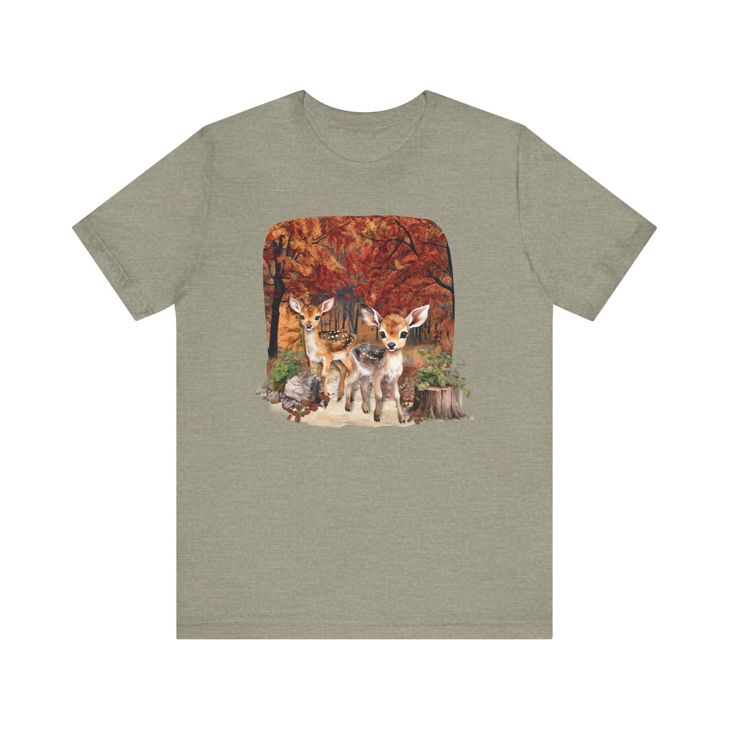 Autumn Fawns Unisex Jersey Short Sleeve Tee