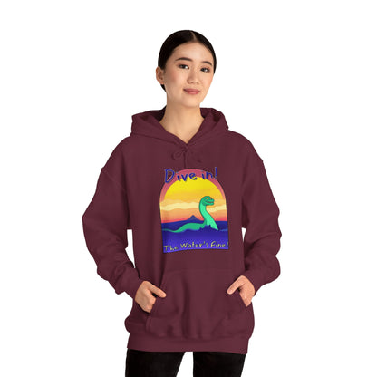 Dive In! Unisex Heavy Blend™ Hooded Sweatshirt