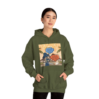 The Epic Spicy Tuna Roll Battle of 2023 Unisex Heavy Blend™ Hooded Sweatshirt