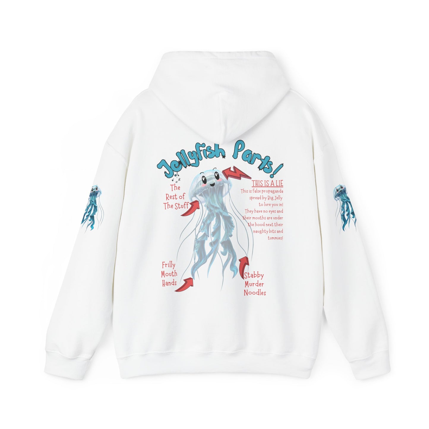 Jellyfish Parts Unisex Heavy Blend™ Hooded Sweatshirt