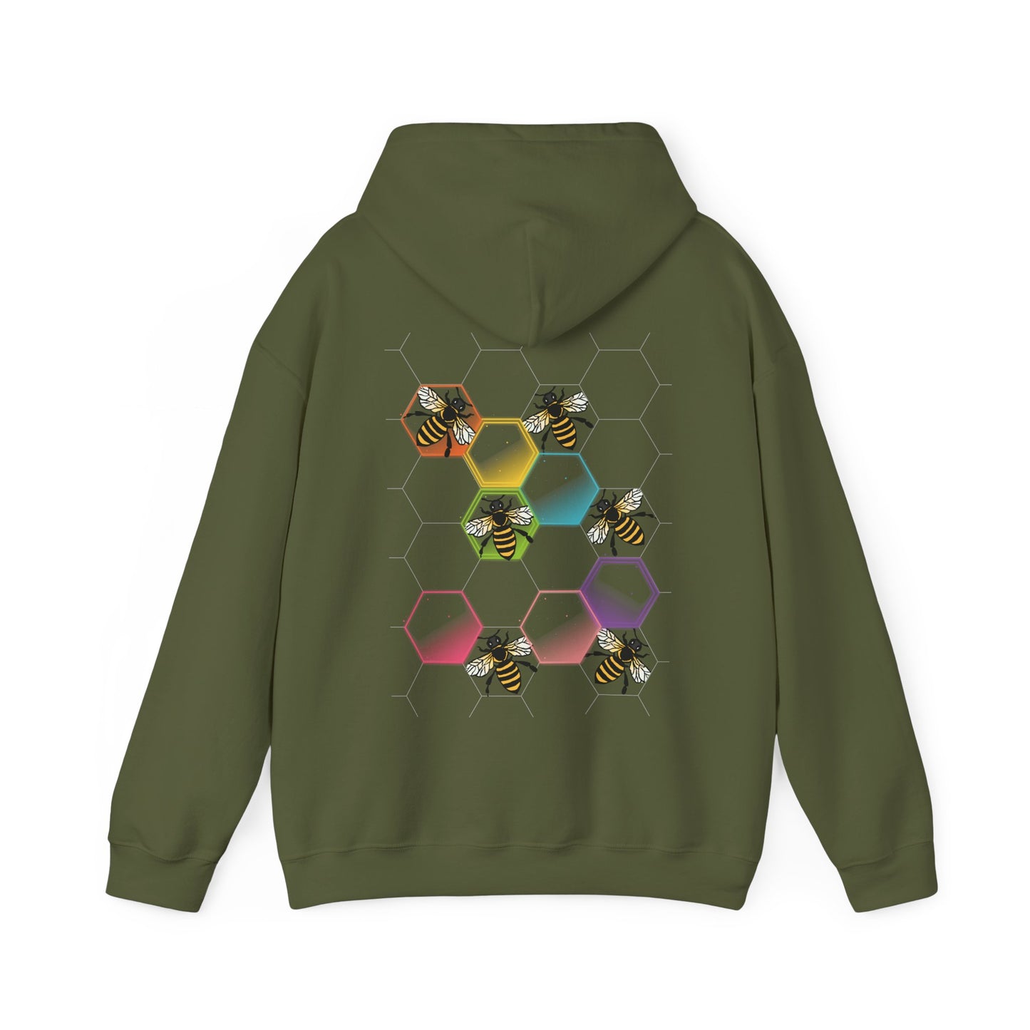 Disco Bees Unisex Heavy Blend™ Hooded Sweatshirt