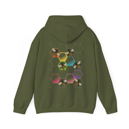 Disco Bees Unisex Heavy Blend™ Hooded Sweatshirt