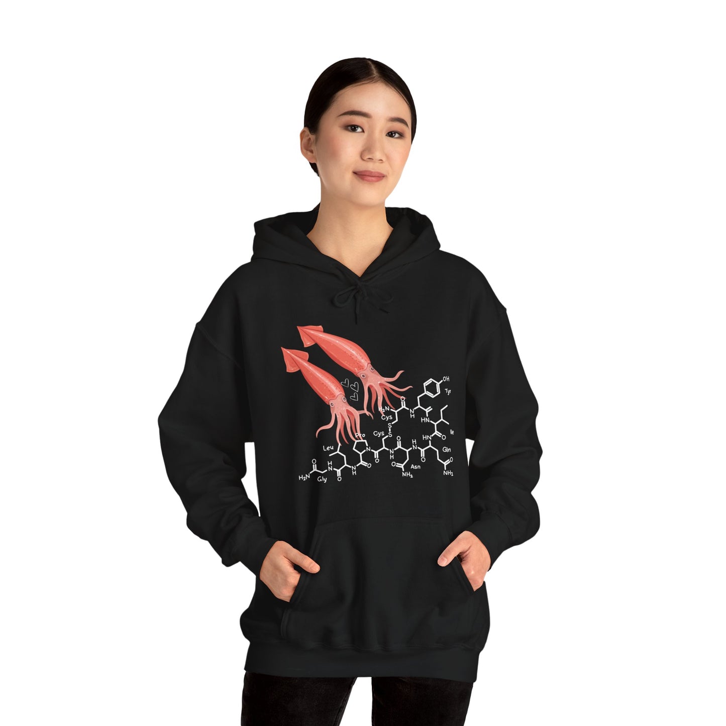 Squid Love - Oxytocin Unisex Heavy Blend™ Hooded Sweatshirt